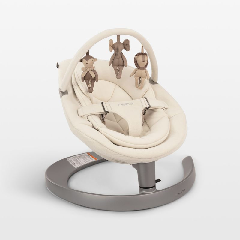Nuna LEAF Grow Cloud Light Cream Baby Activity Chair + Reviews | Crate & Kids | Crate & Barrel