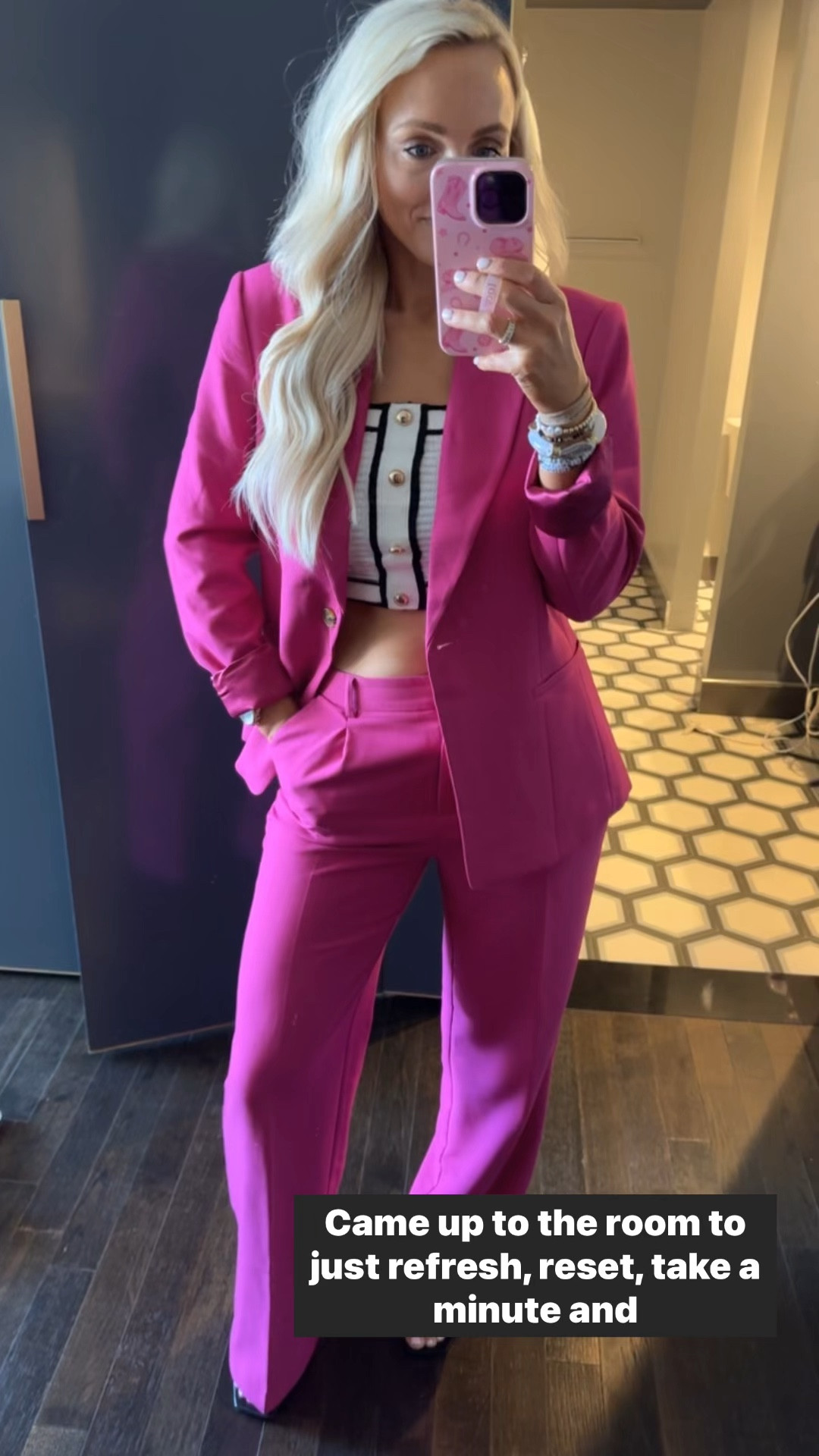 The most perfect pink power suit from Walmart! I’m wearing a size medium in the blazer and a size 6 in the pants. Everything is so perfect for this conference and for the office! 

#LTKStyleTip #LTKWorkwear #LTKCon