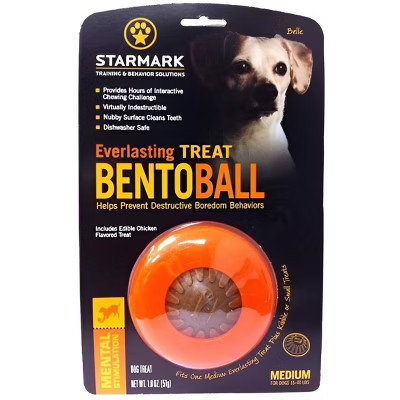 Starmark Everlasting Treat Bento Ball Tough Dog Stimulated Toy - Medium(under 40 pounds) | Target