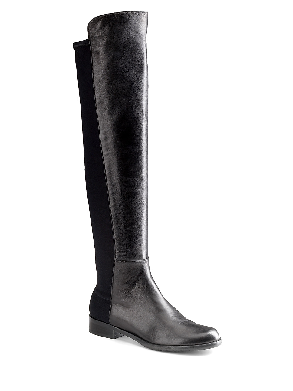 Stuart Weitzman 5050 Over-The-Knee Stretch-Leather Boots | Saks Fifth Avenue