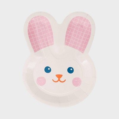 Bunny Shaped Easter Disposable Plates 12"-10ct - Spritz™ | Target