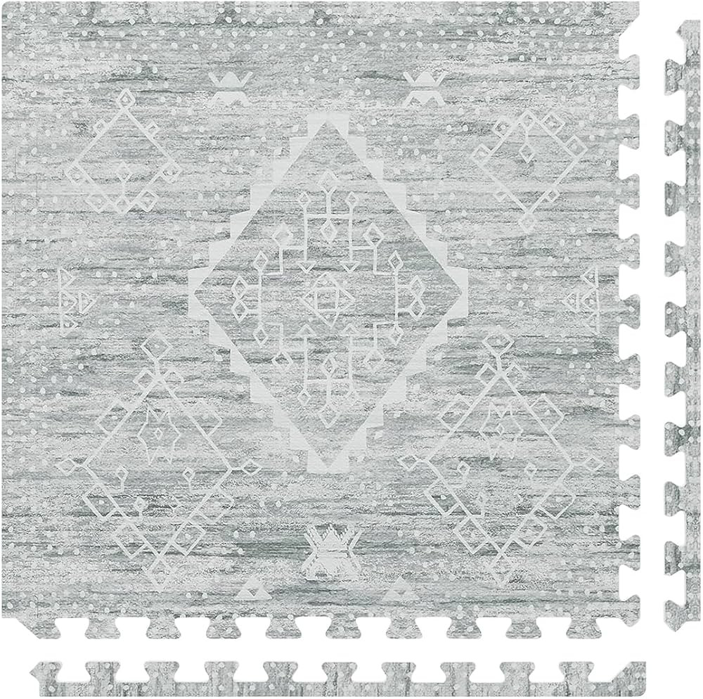 Baby Play Mat – 4x6 Willow Ula – Set of 6 Tiles – Cushioned EVA Foam Play Mat for Floor, So... | Amazon (US)