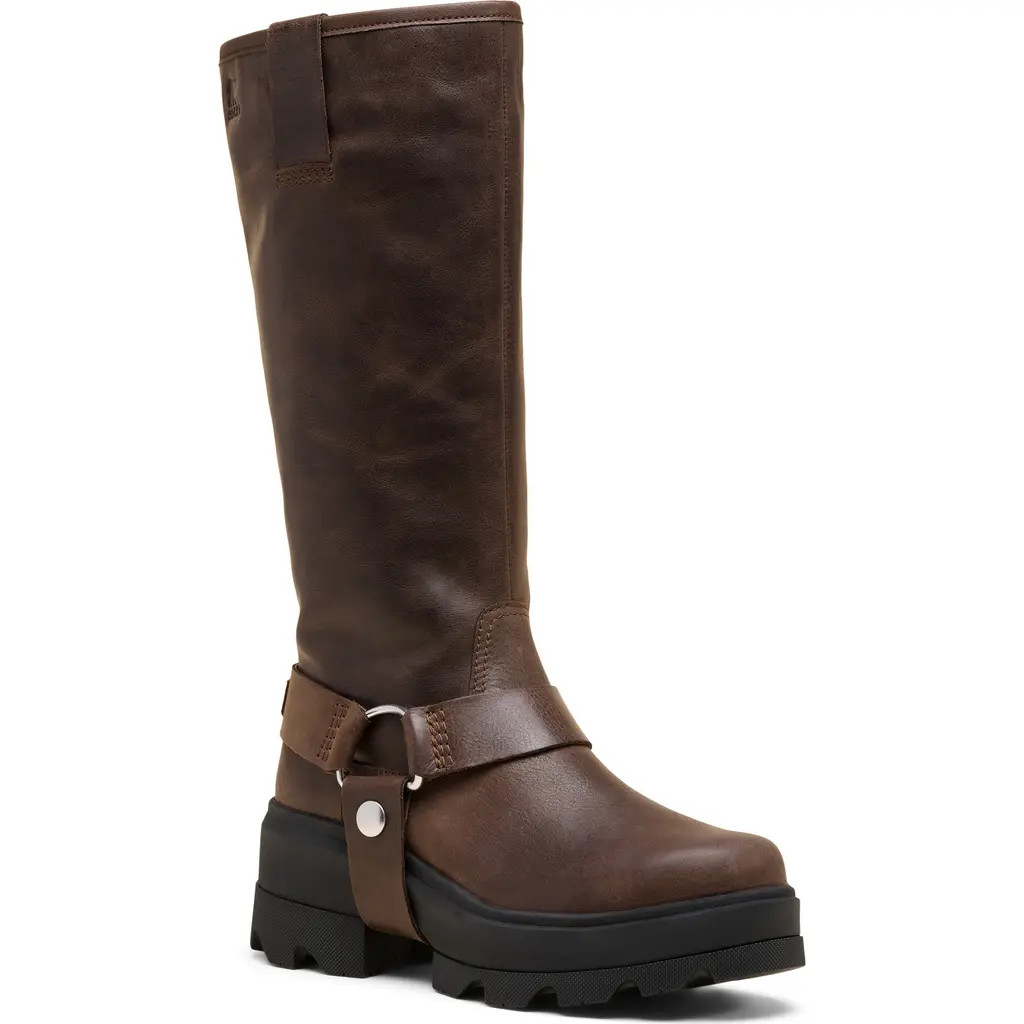 SOREL Joan FRWD Waterproof Harness Boot in Tobacco/Black at Nordstrom Rack, Size 8 | Nordstrom Rack