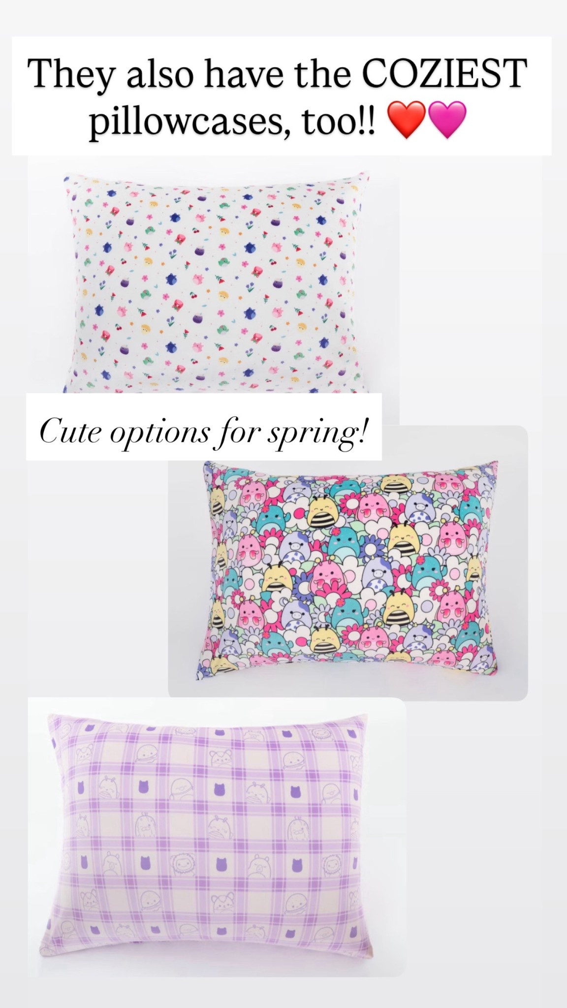 Squishmallow pillowcases 

#LTKHome