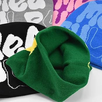 Women Y2K MEA Culpa Beanie Hat Y2k Accessorie Beanie Wireless Warm Knitted Cap Cozy Knit Skull Ca... | Amazon (US)