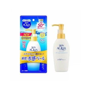 Rohto Mentholatum - Skin Aqua Sunscreen Super Moisture Gel Pump SPF50+ PA++++ - 140g | STYLEVANA