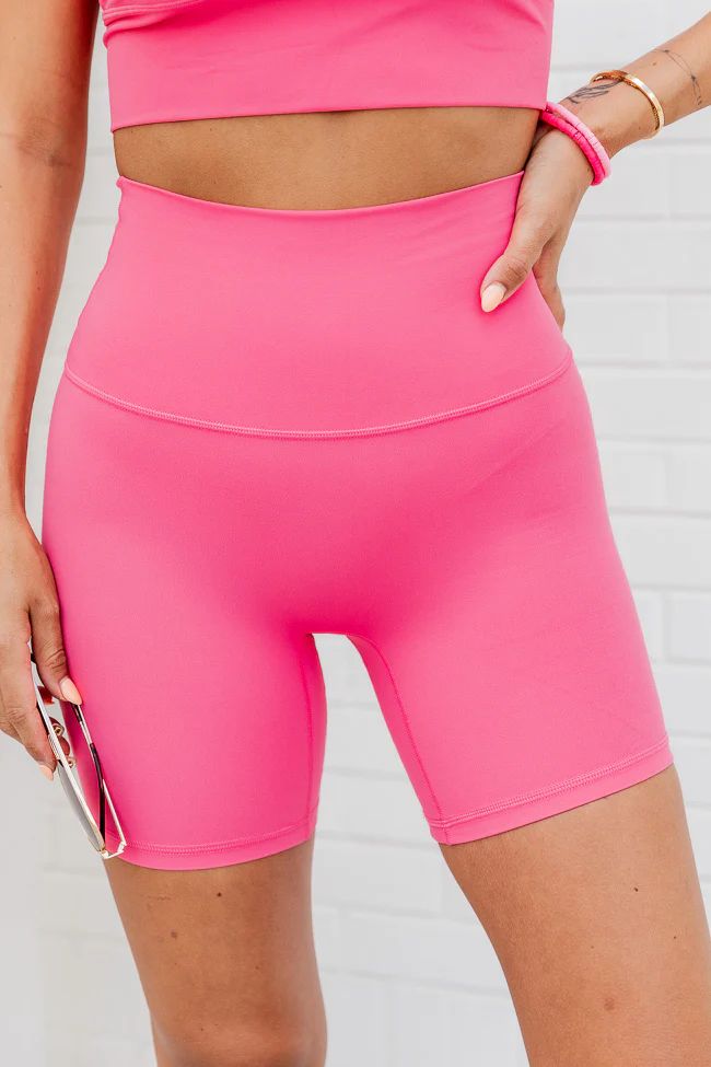 Work In Progress Pink Biker Short | Pink Lily