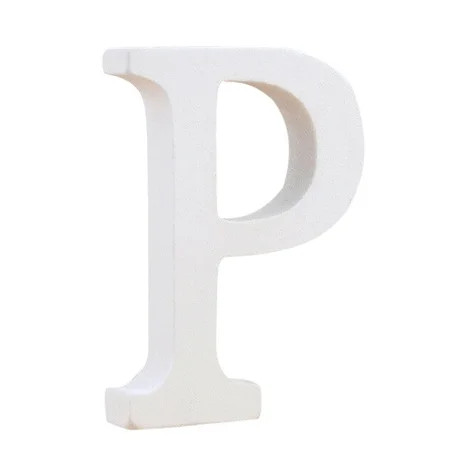VERMON Standing Letter Long-lasting Surface Surface High Quality Free Standing White Wood Letter | Walmart (US)