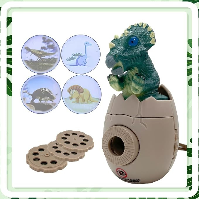 Xwin Kids Dinosaur Torch Projector - Glowing Dinosaur Egg Toy, Portable Projector Night Light for... | Amazon (UK)