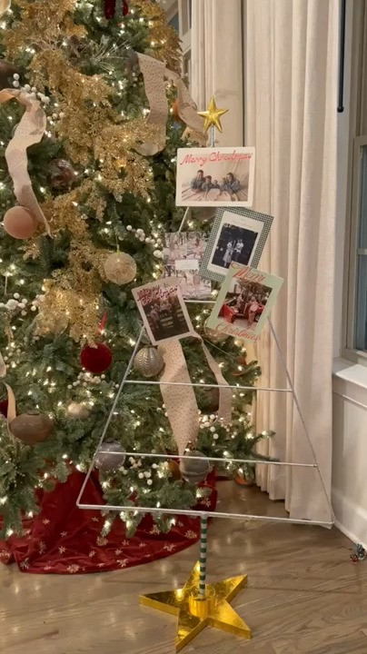 How I'm storing the Christmas cards this year! Love this little ornament tree from Mackenize Childs! 

 #LTKHoliday #LTKHome