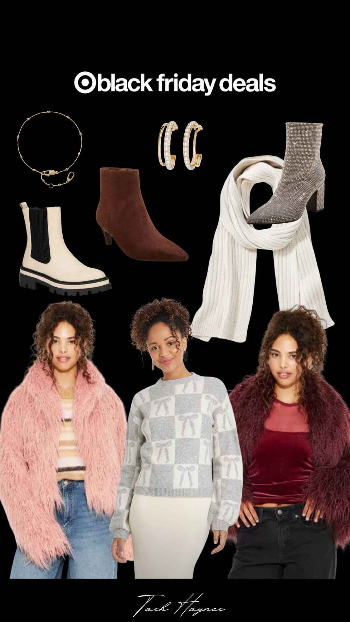 Target fashion finds during Black Friday! Loving these fur jackets for the holidays. 