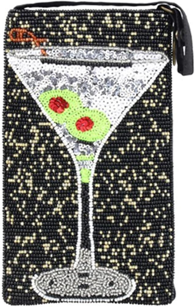 Bamboo Trading Company Cócteles Anyone Club Bag con cuentas para teléfono Crossbody | Amazon (US)