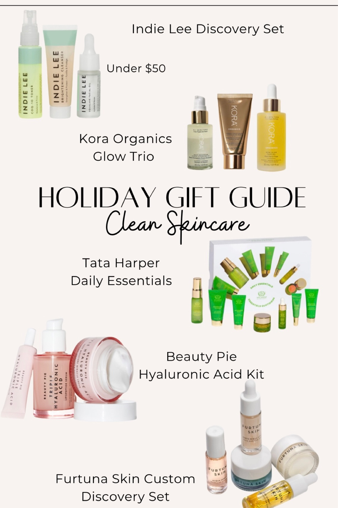 Clean Skincare Holiday Gift Guide! These are some amazing sets from some of my favorite #glowgirlcertified brands ✨🤍 #cleanskincare #giftguide #beautygiftguide #cleanskin #over40 #holidaygifting

#LTKHoliday #LTKSeasonal #LTKGiftGuide