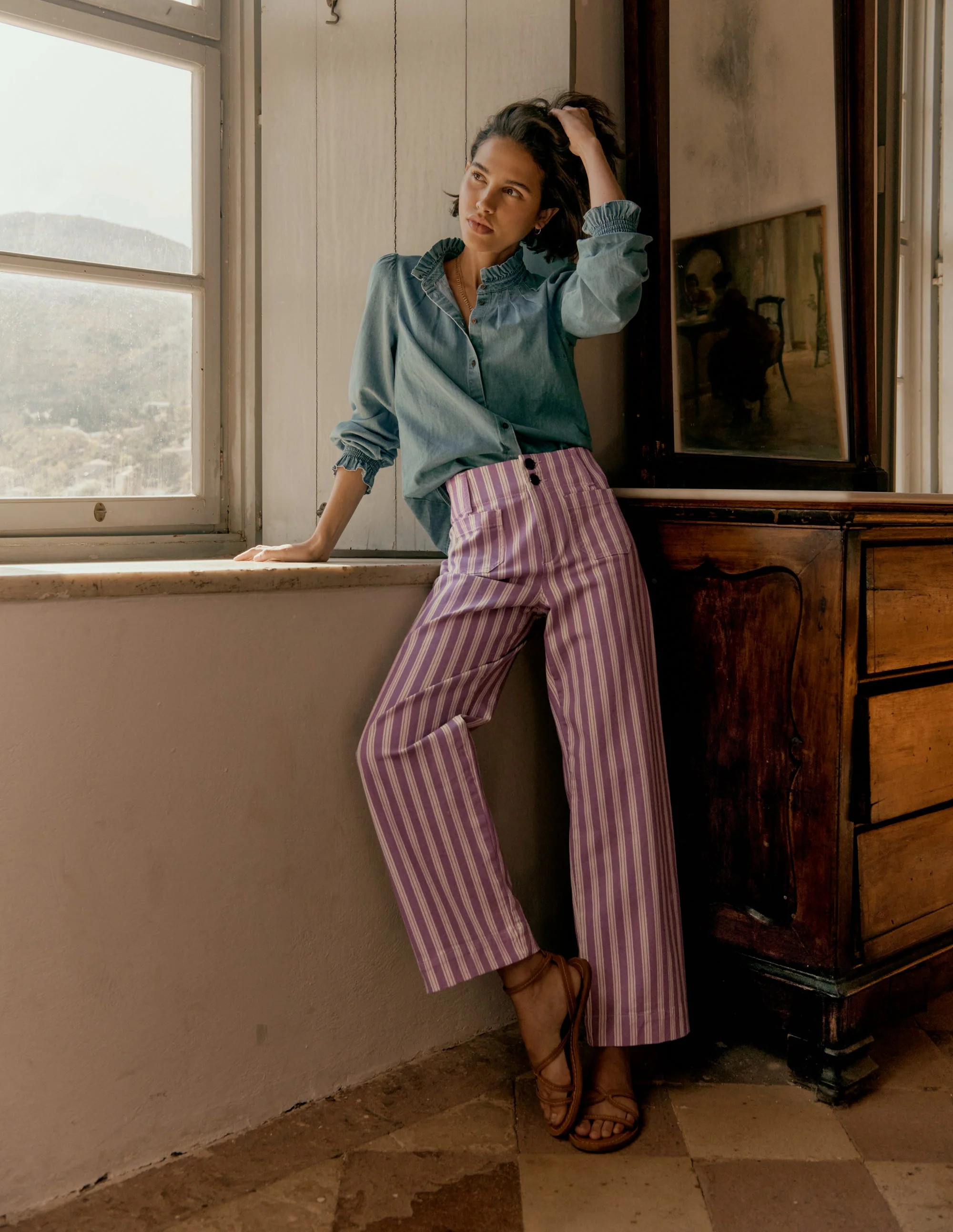 Lorna Denim Top-Light Authentic | Boden (US)