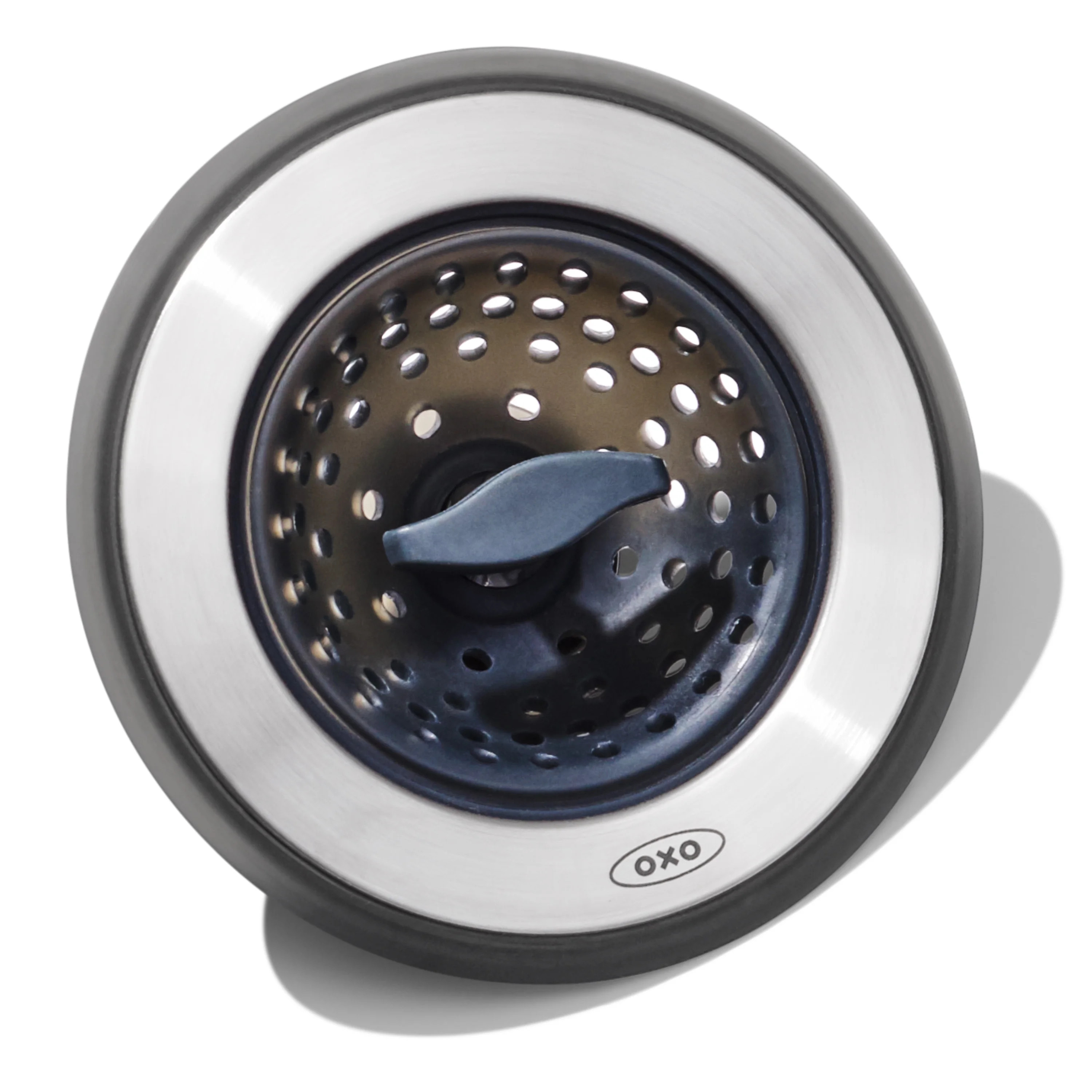 OXO Softworks 2-in-2 Stainless Steel Sink Strainer and Stopper, Black | Walmart (US)