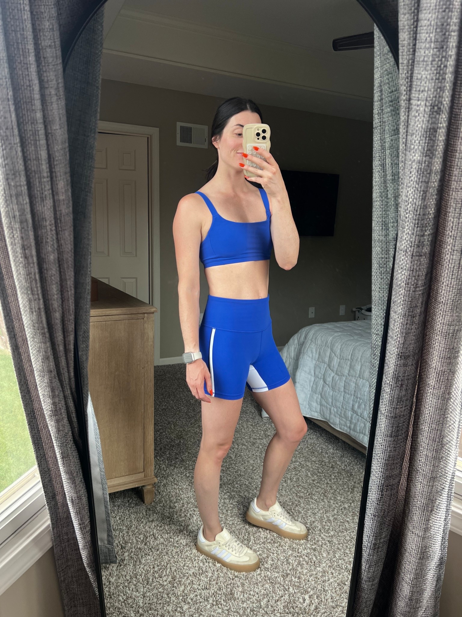 Blue workout set; Athleta sale; wearing a small in both  

#LTKSaleAlert #LTKSeasonal #LTKActive