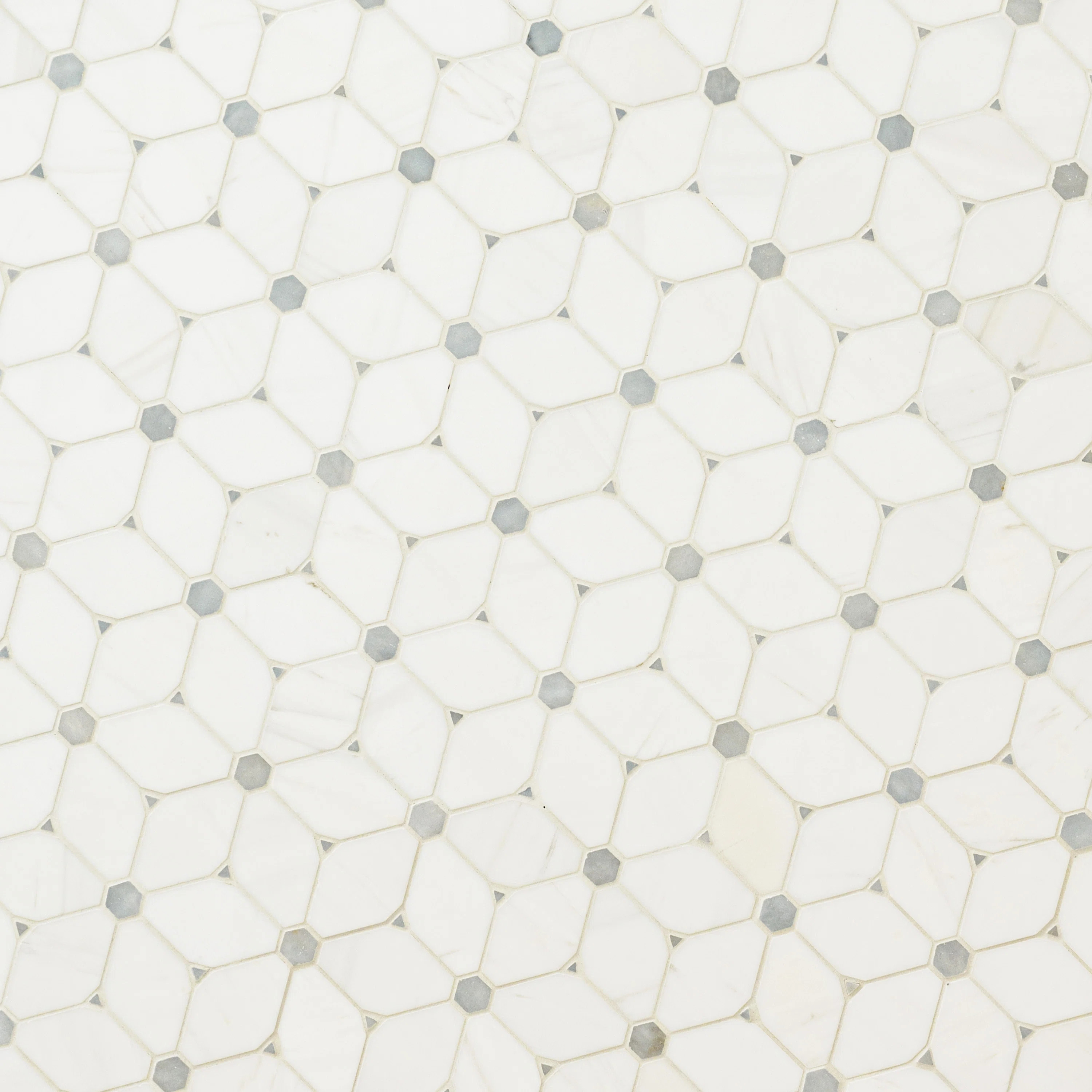 11 in. x 13 in. Polished Marble Mosaic Floor and Wall Tile | Wayfair North America