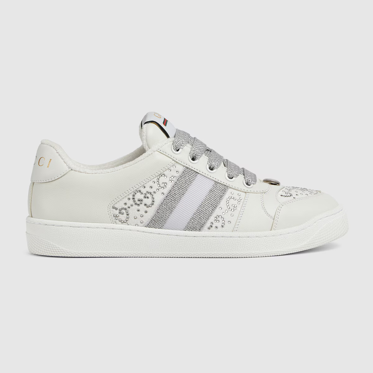 Gucci - Women's GG crystal Screener sneaker | Gucci (US)