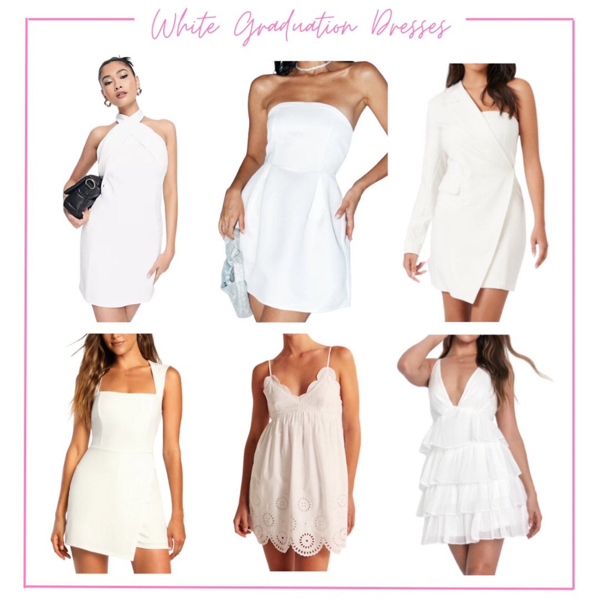 Graduation is right around the corner! Here are some of my favorite white dresses that are perfect for graduation or senior pictures! 🤍

#LTKunder100 #LTKSeasonal #LTKunder50