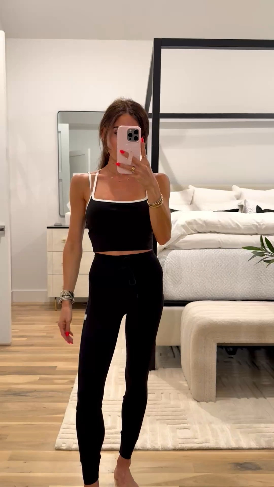 Cute active set love the  adjustable drawstring waist and matching active tank for walks and workouts size xs tank xxs leggings 

#LTKSaleAlert #LTKPetite