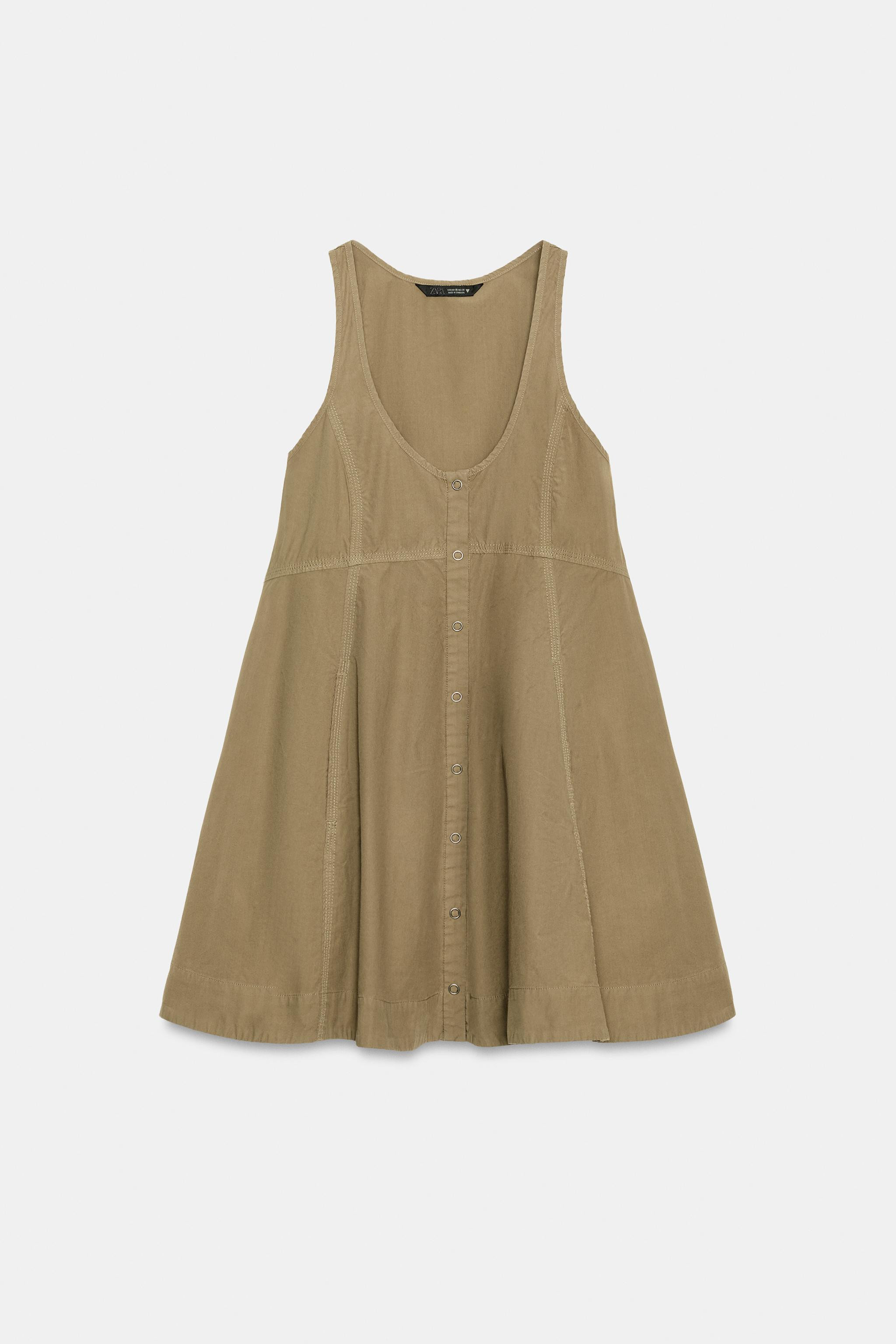WASHED POPLIN DRESS | Zara US