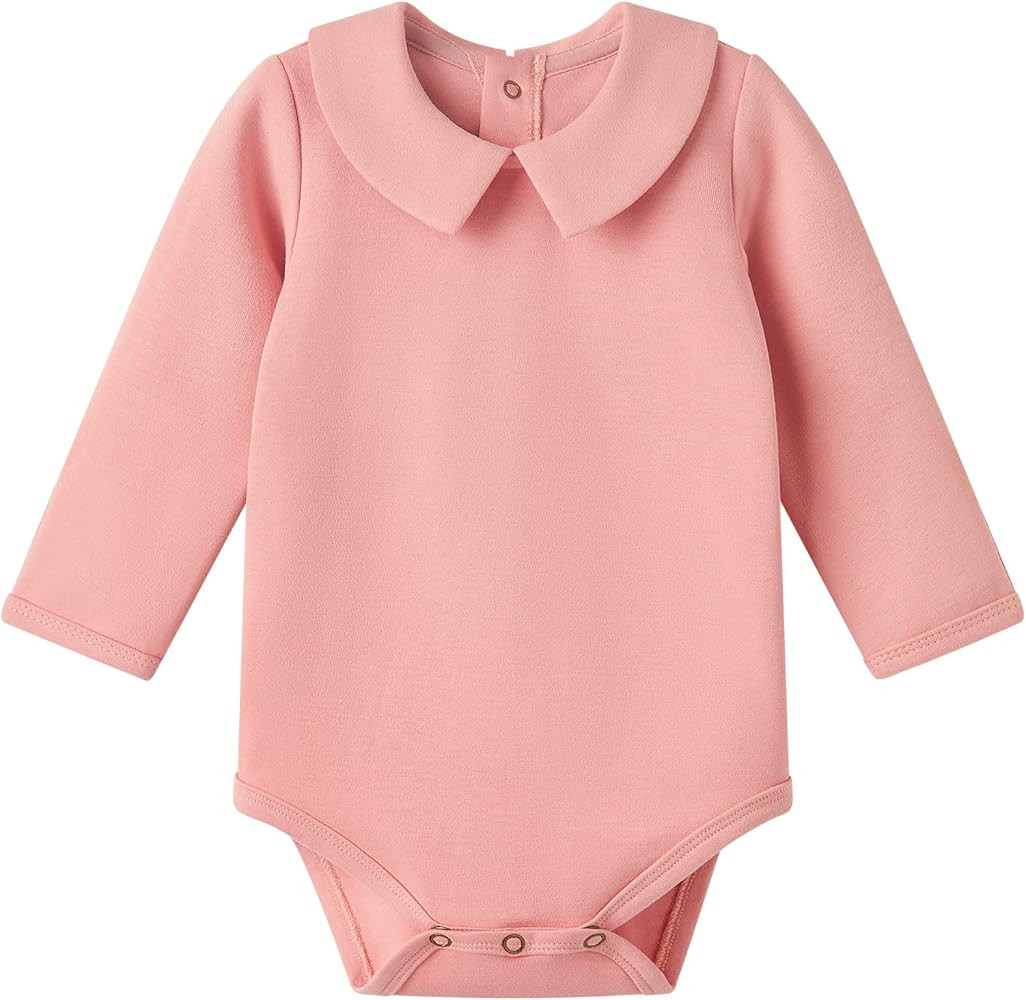 pureborn Baby Girls Boys Bodysuit Super Soft Cotton Romper 0-24 Months | Amazon (US)