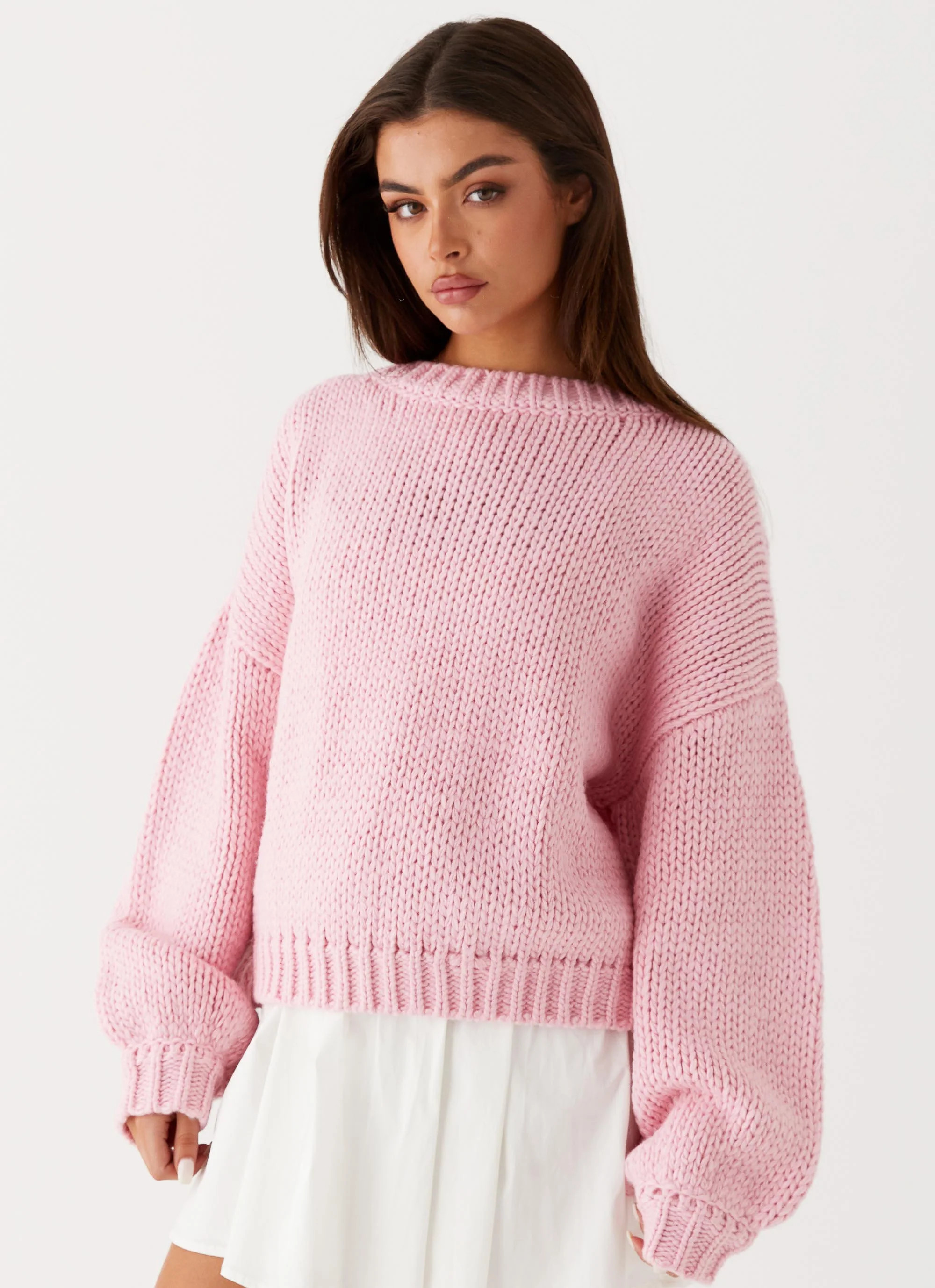 Costella Knit Sweater - Pink | Peppermayo (Global)