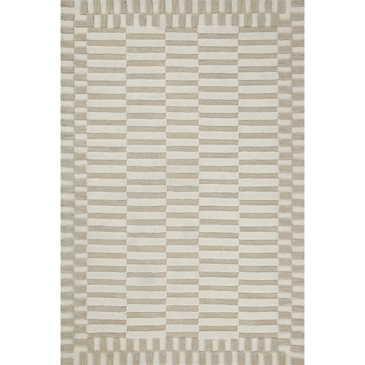 Chris Loves Julia x Loloi Bradley Ivory / Beige Area Rug | Wayfair North America