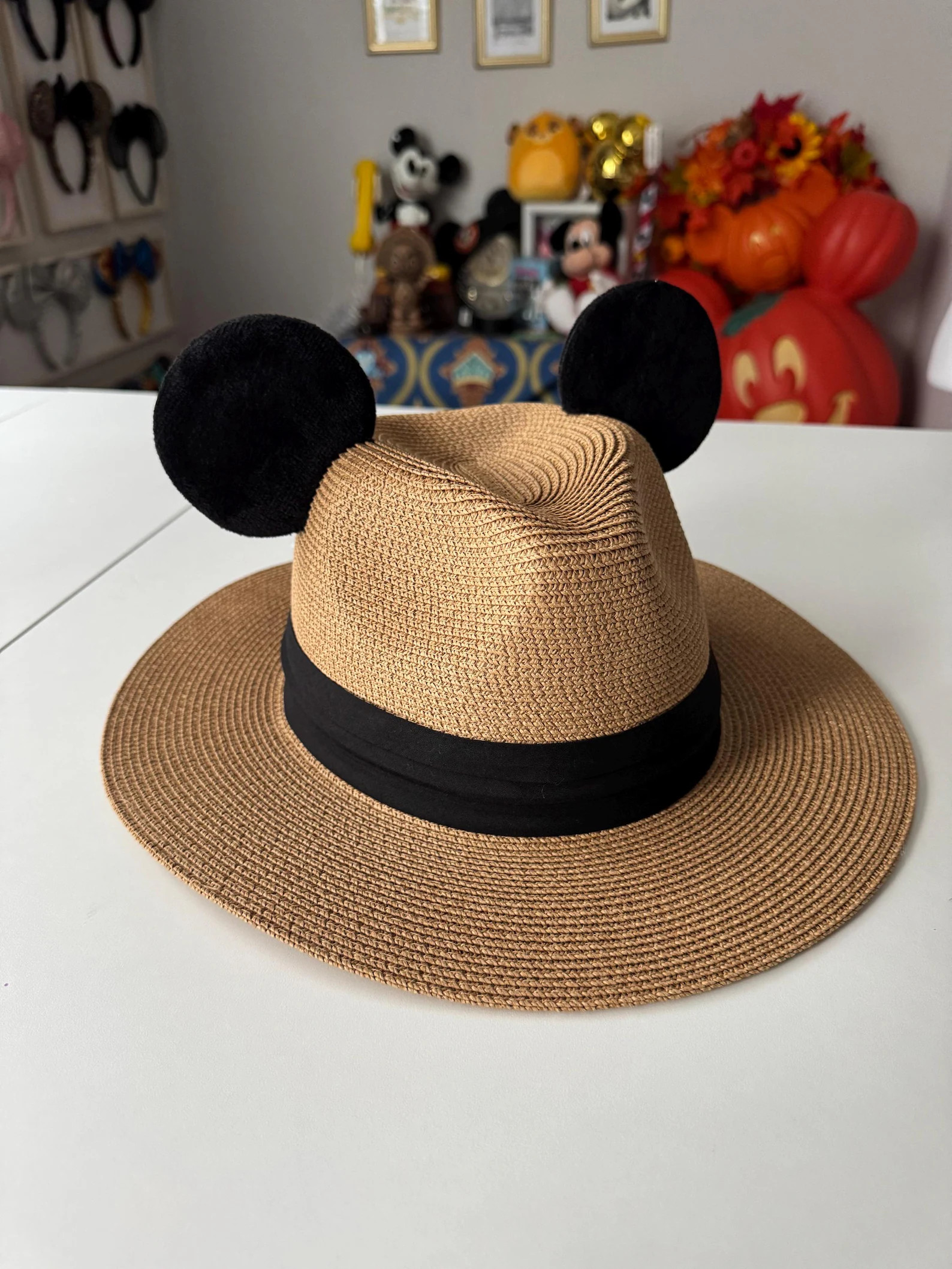 Mouse Ear Straw Sun Hat | Etsy (Global)