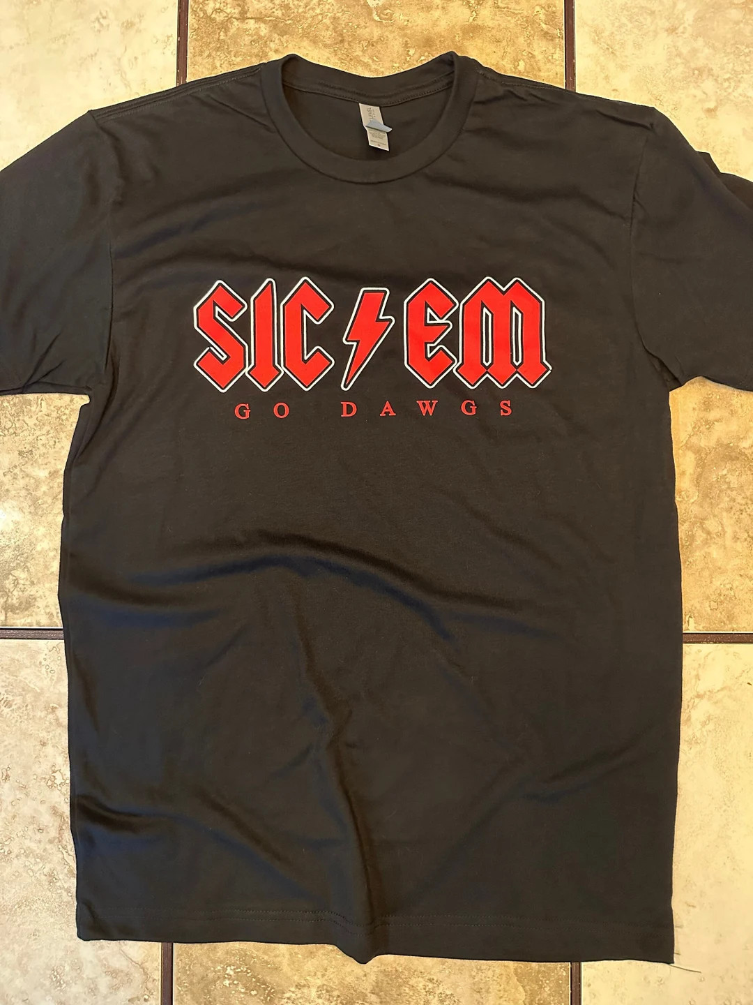 Sic Em Go Dawgs Georgia Tee - Etsy | Etsy (US)