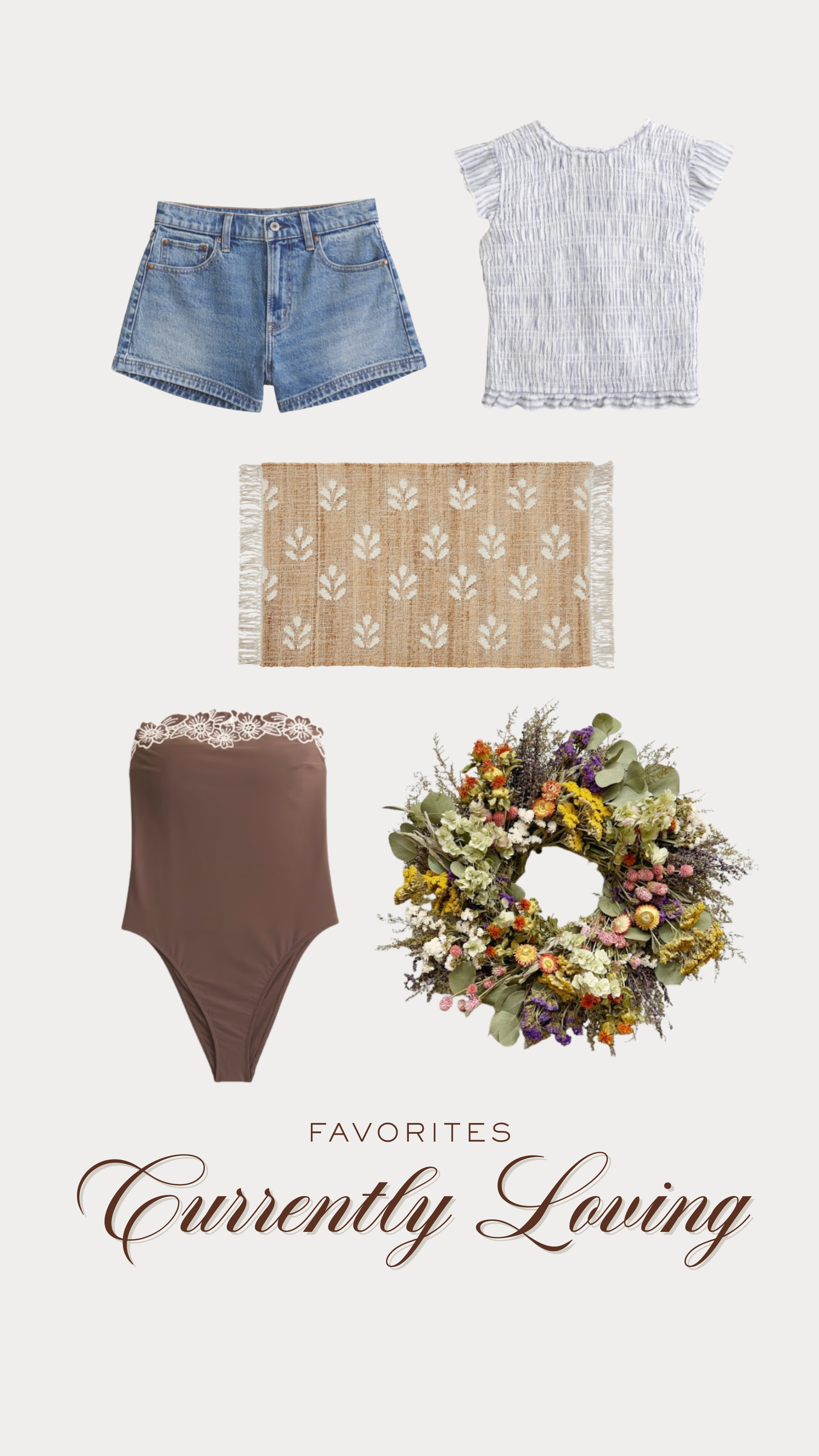  
This weeks favorite things are giving spring!

Spring home, spring outfits, denim shorts 
 

#LTKootd #LTKSeasonal