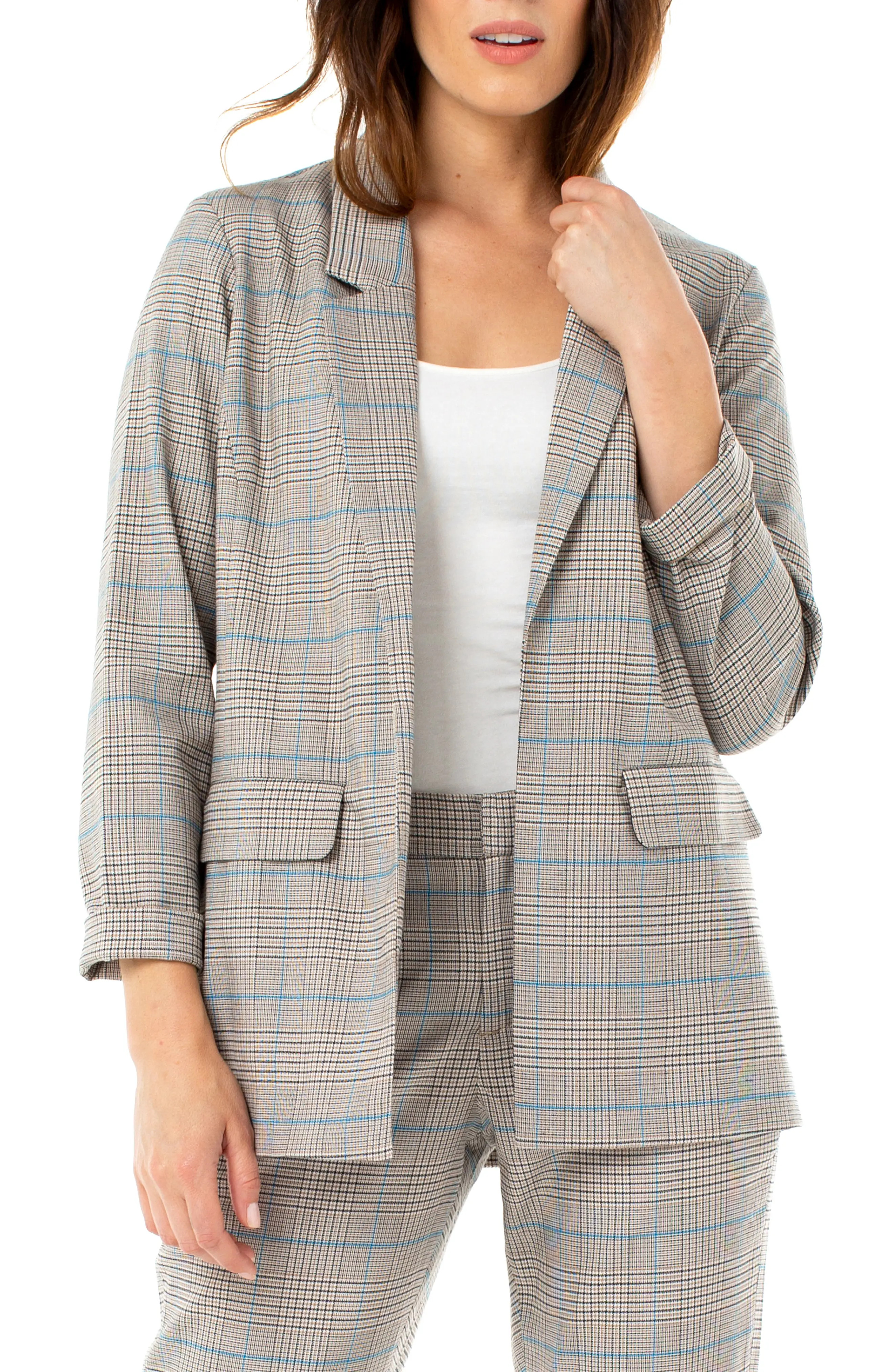 Liverpool Jeans Co Plaid Boyfriend Blazer at Nordstrom Rack | Nordstrom Rack