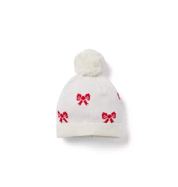 Baby Bow Pom Beanie | Janie and Jack