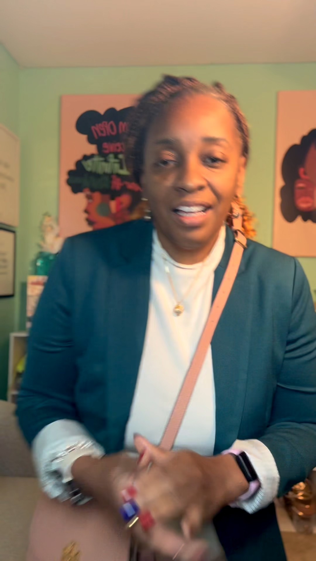 
✨ Happy Tuesday, Friends! ✨
The temps dropped, so I pulled out my go-to fall look: a chic little jacket paired with petite slacks (still too long because… short girl problems 🤷🏽‍♀️😂).

🧥 Jacket: Medium
👖 Pants: Petite 8
👕 Shirt: Medium
👠 Shoes: Size 7.5
💎 Kirk Geiger Necklace 
✨ Custom Earrings
⌚ My faithful Apple Watch + Fitbit combo

This look is comfy, stylish, and proof that petite fashion doesn’t have to be boring! Shop similar styles and elevate your fall wardrobe today. 🍂

👉 Comment SHOP below or tap the link to get these pieces + more style inspo on my LTK!

#OOTD #PetiteStyle #FallLooks #LTKStyle #GetTheLook


#LTKU #LTKSeasonal #LTKSaleAlert