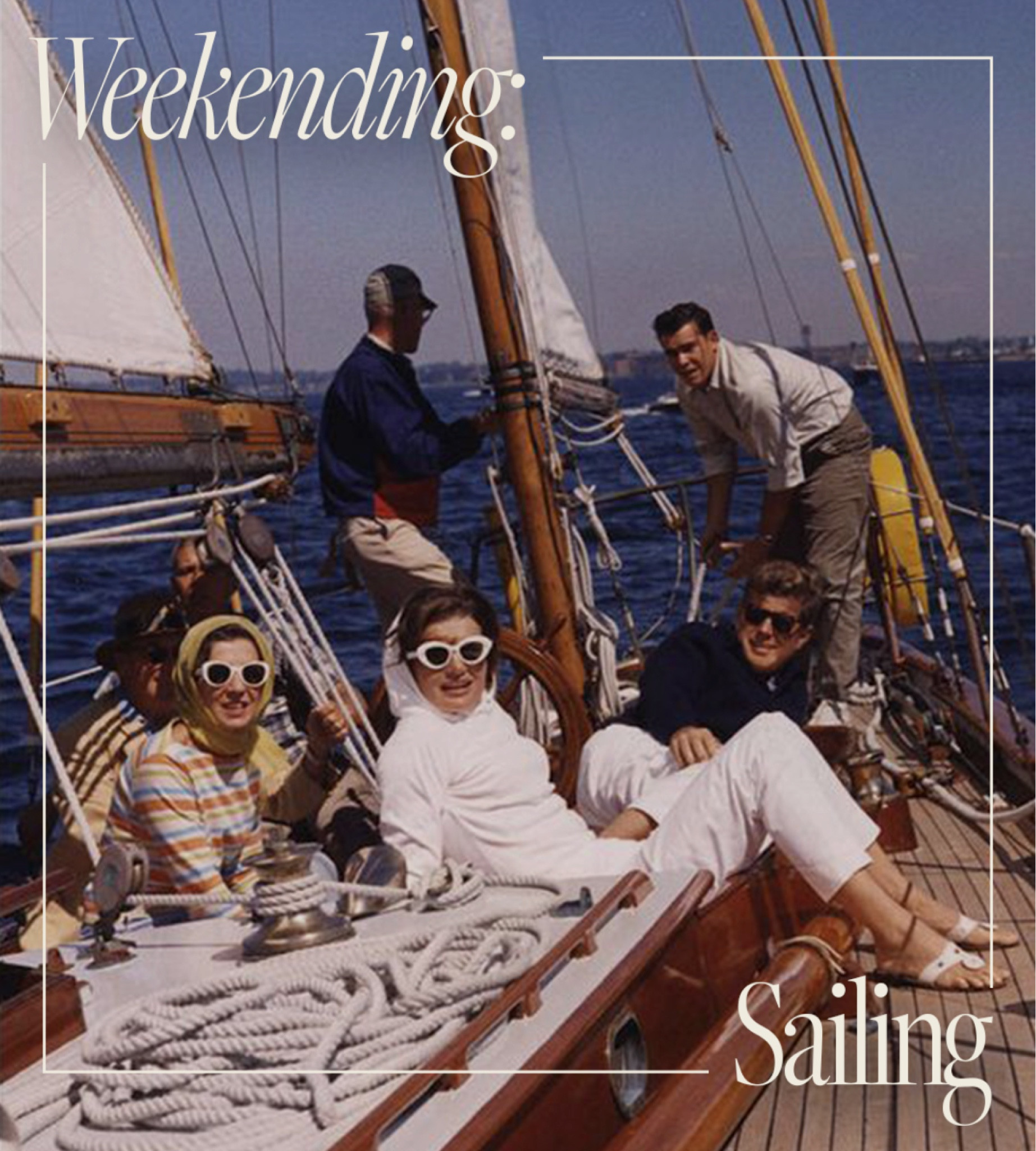 Weekending takes the water! What more could one ask for than a sunny day spent sailing + surrounded by good friends? Wishing you a grand summer weekend with plain sailing ahead. Bon Voyage! 

#LTKtravel #LTKSeasonal #LTKswim