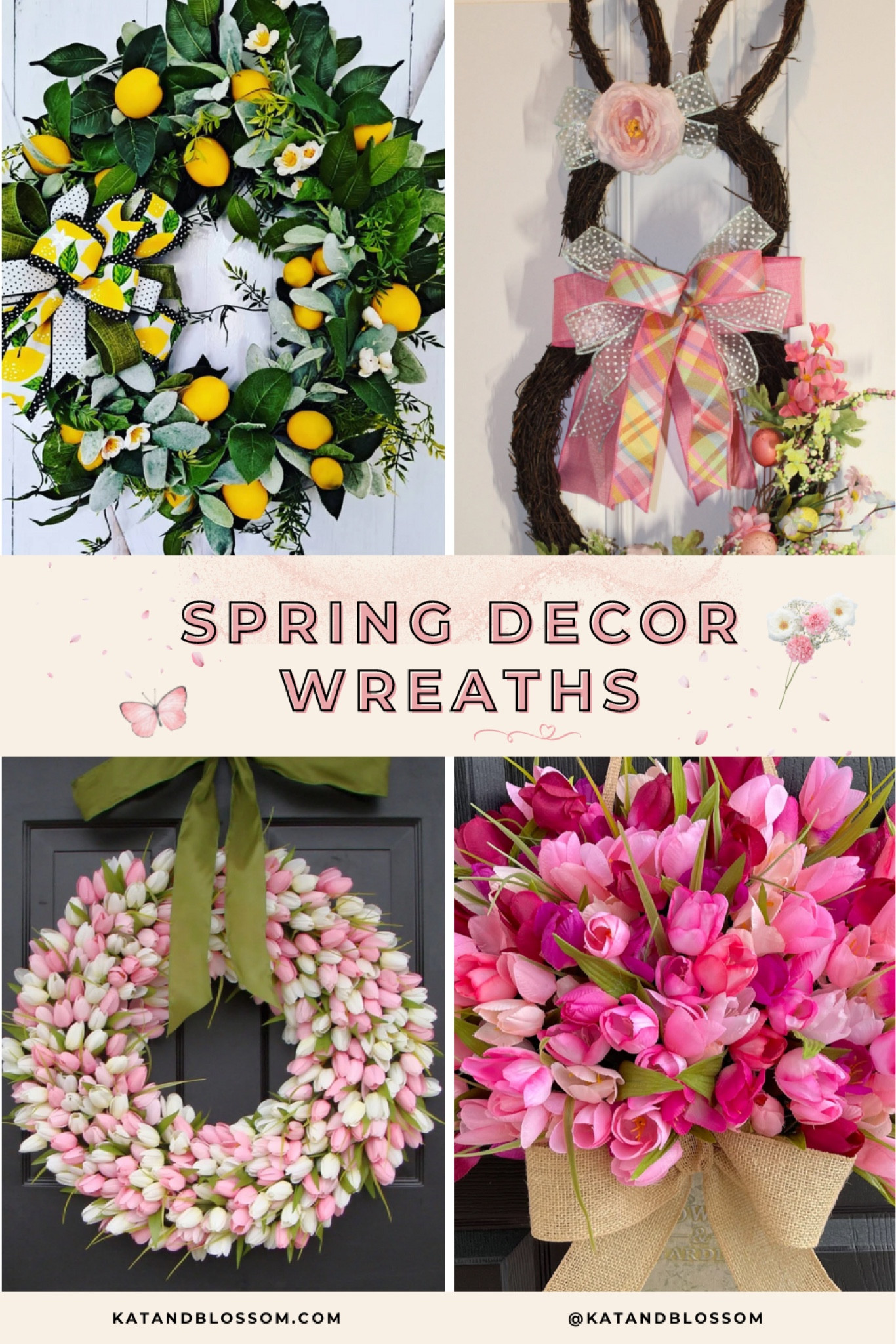 Spring decor wreaths for your front door and home.

#LTKSeasonal #LTKhome #LTKFind
