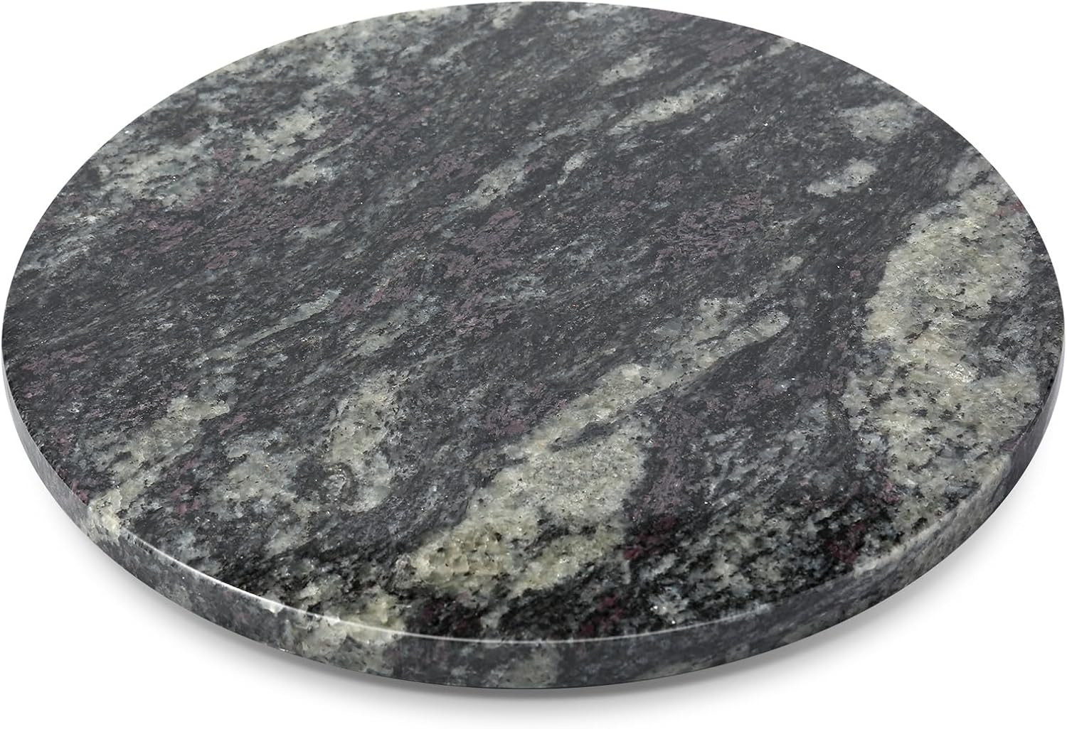 Koville 12'' Black Marble Lazy Susan for Dinning, Marble Turntable for Kitchen Counter, Lazy Susa... | Amazon (US)