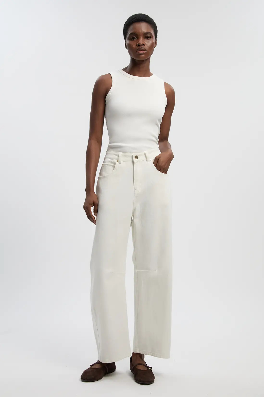 Denim Barell Jean | Karen Millen