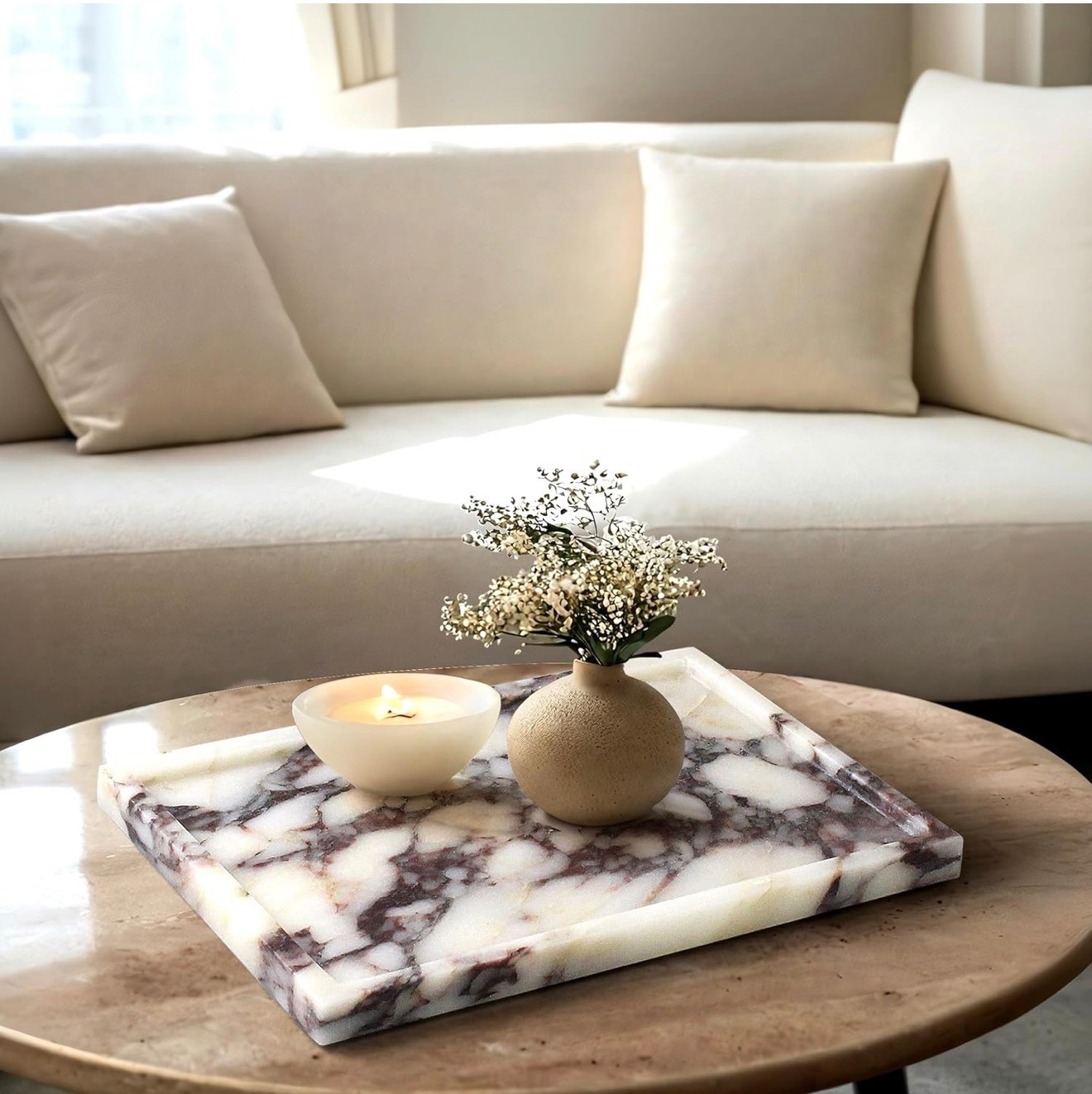 Luxury Natural Marble Vanity Tray Genuine Calacatta Viola Marble 

#HomeDecor #DecorativeObjects

#LTKSaleAlert #LTKHome #LTKmomlife