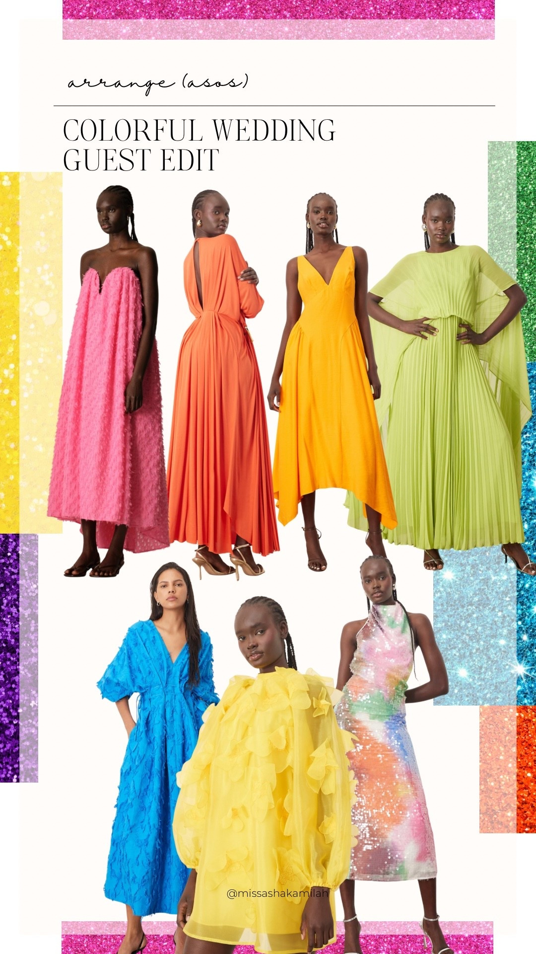 FAB Summer Wedding Guest Dresses by Arrange (ASOS) 

#LTKStyleTip