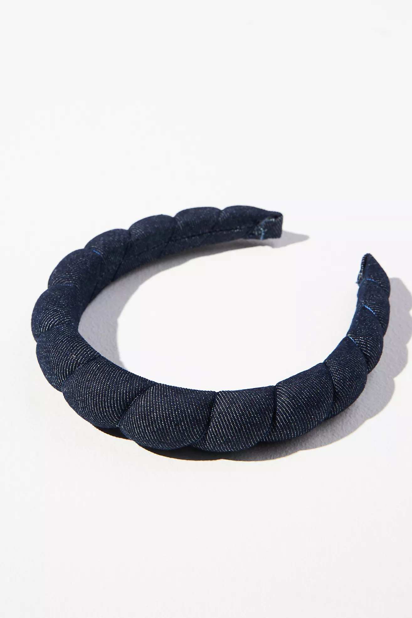 Denim Puff Twist Headband | Anthropologie (US)