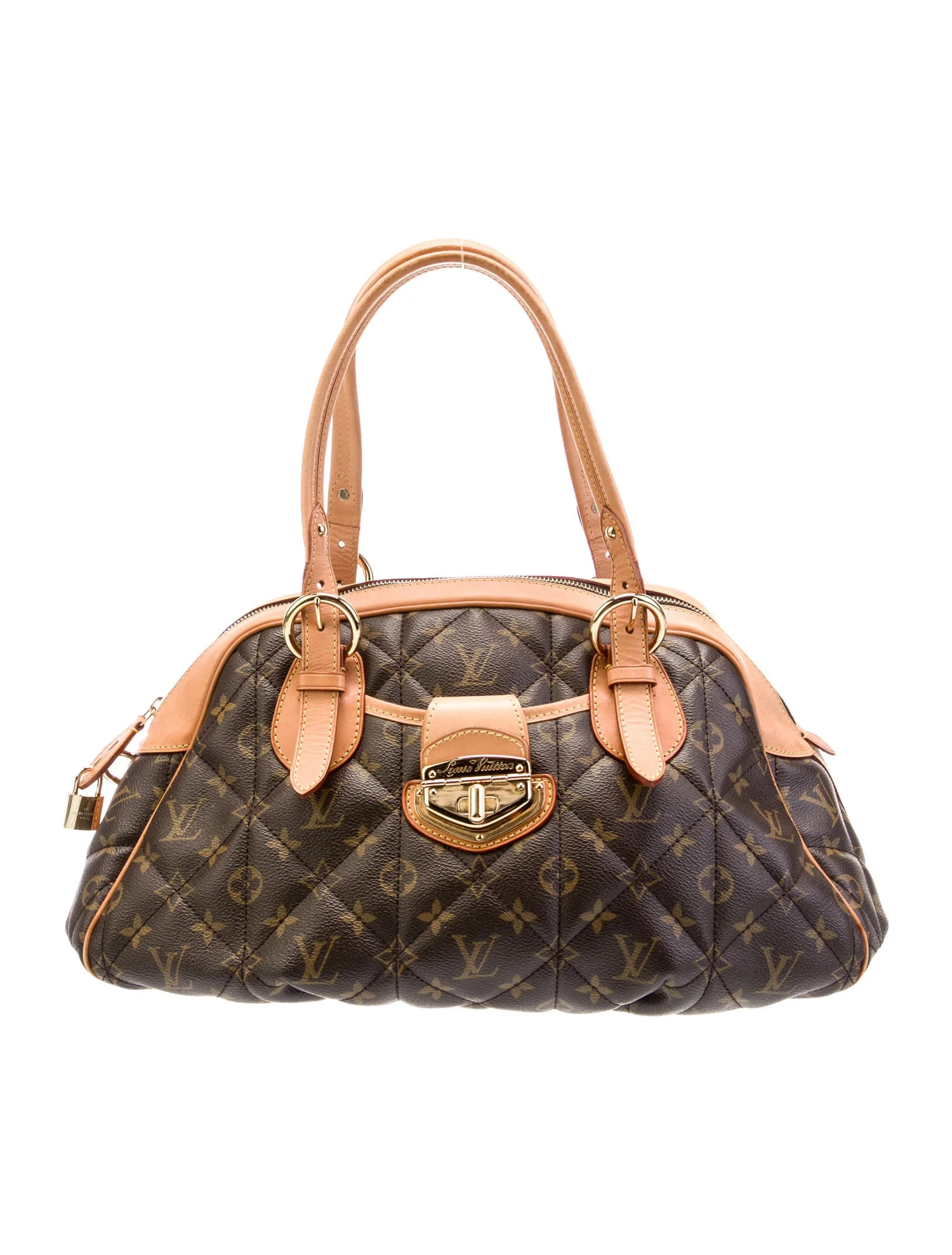 Quilted Etoile Bowling Bag | The RealReal