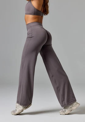 Reluna™ Original Sculptseam® Low-Rise Straight Leg Pant Regular Cement XL / Cement / Sculptseam | Paragon Fitwear