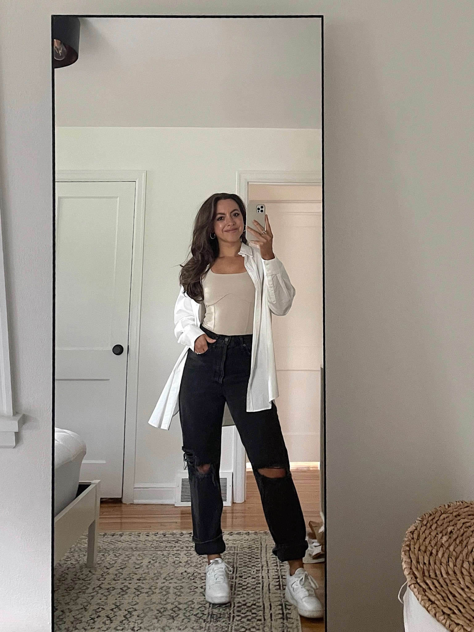 Sneakers linked are big kids: size down 2 from your regular size 