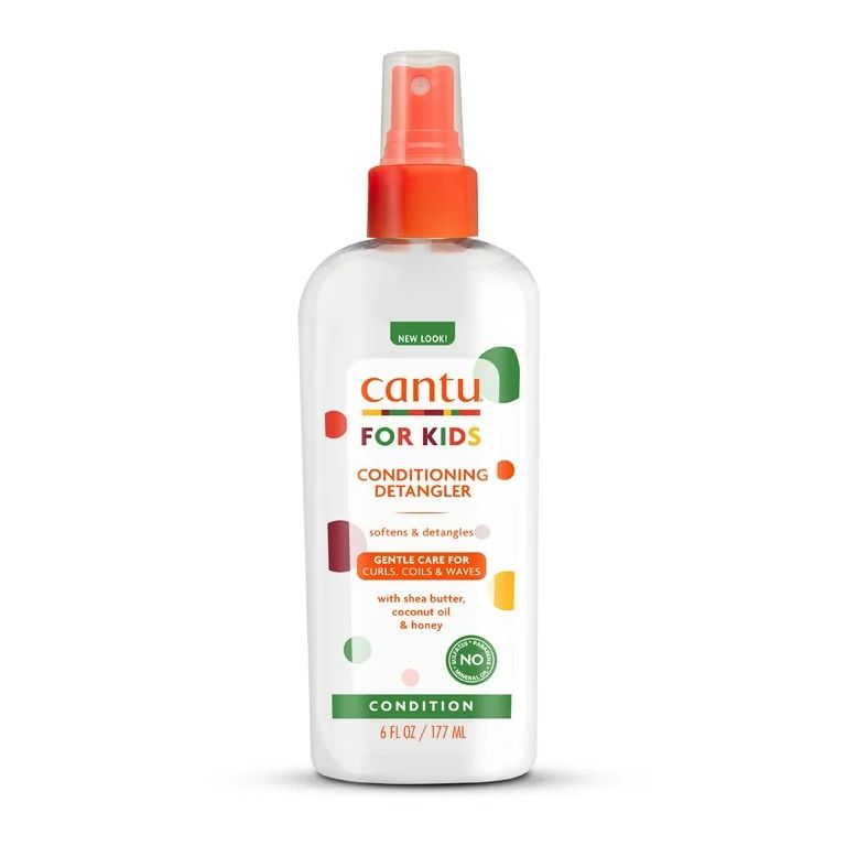 Cantu Care for Kids Paraben & Sulfate-Free Conditioning Detangler with Shea Butter, 6 fl oz | Walmart (US)