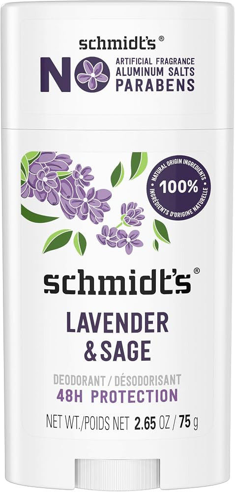 Schmidt's Lavender & Sage 48h Aluminum-Free Deodorant with 100% Natural Origin Ingredients 75 g | Amazon (CA)