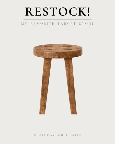 My favorite target stool is back in stock! Under $100 and will go quick ☺️

#LTKSeasonal #LTKunder100 #LTKhome