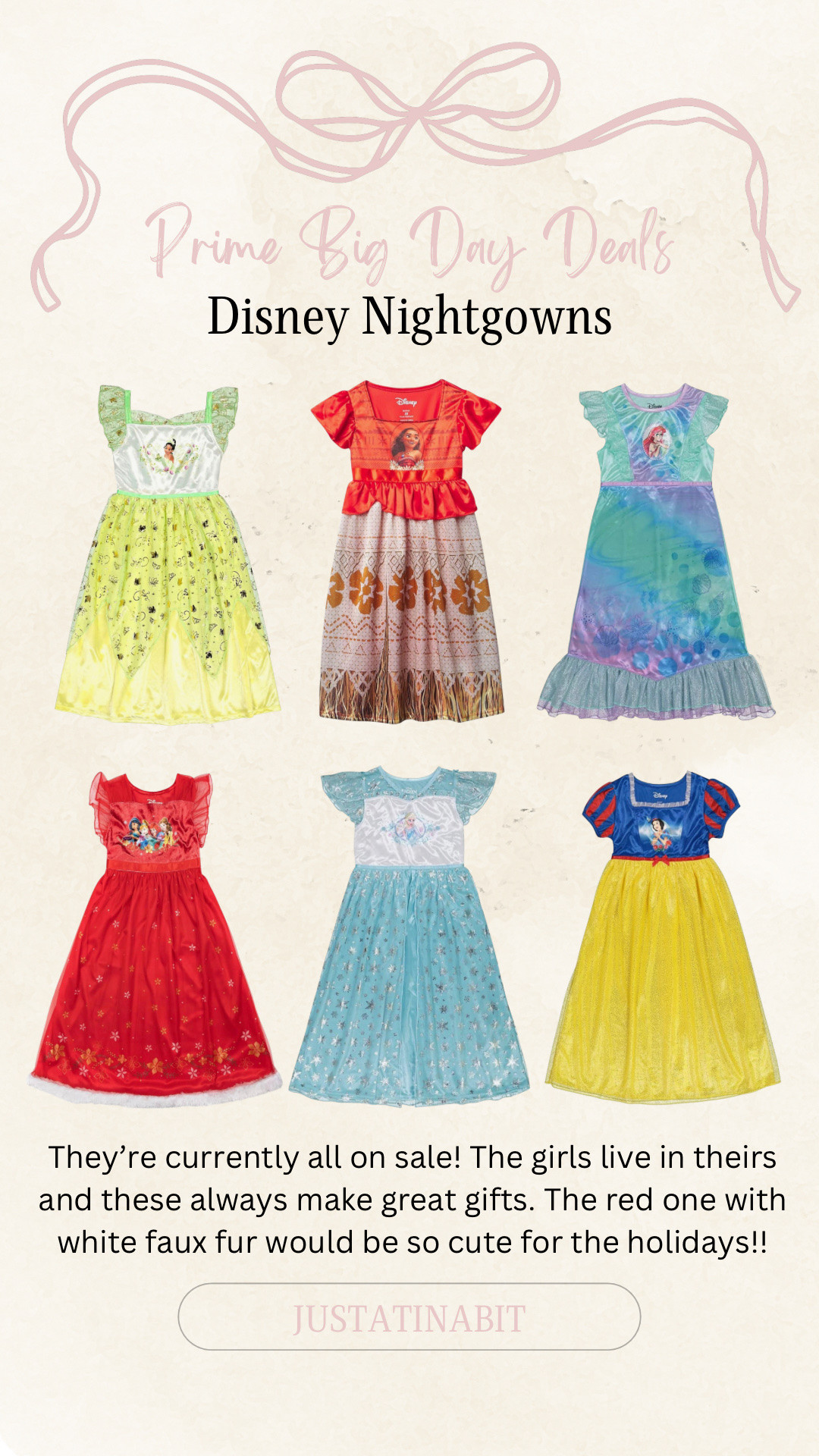 Amazon Prime Big Day Deals - Disney Nightgowns! They're currently all on sale! The girls live in theirs and these always make great gifts. The red one with white faux fur would be so cute for the holidays!!

#LTKFindsUnder50 #LTKKids #LTKSaleAlert