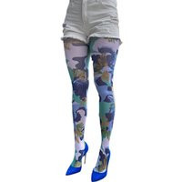 Green Camo Tights | Women Military Patterned Pantyhose Available in All Size | Etsy (US)