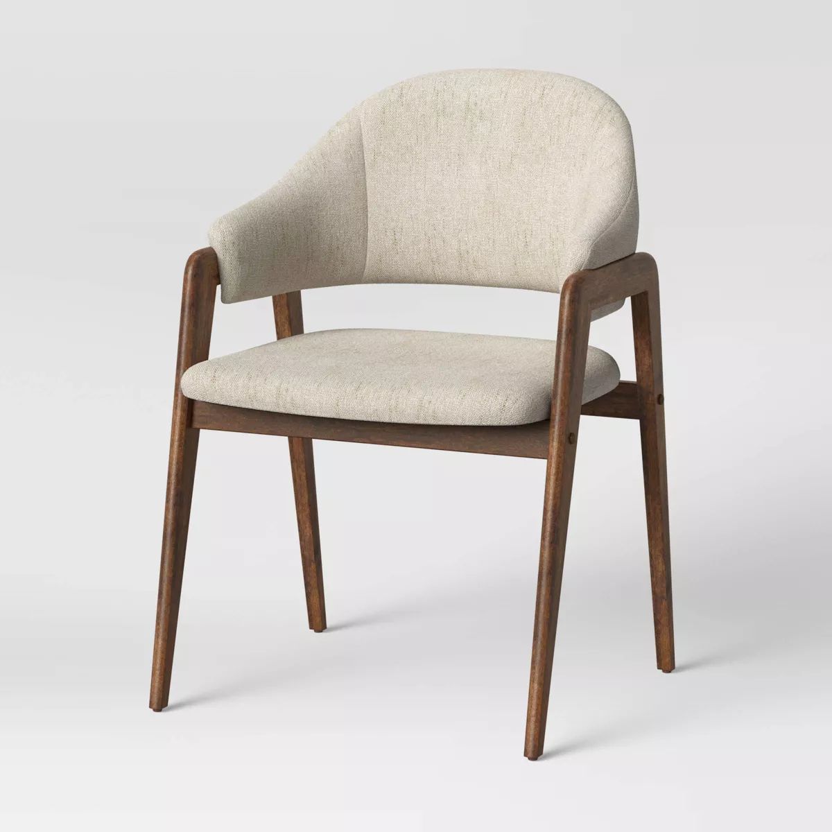 Ingleside Open Back Upholstered Wood Frame Dining Chair Linen - Threshold™ | Target